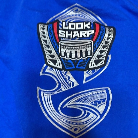 Retro Buffalo Bills Aztec mens large script fan gear unique colorful - Picture 7 of 7